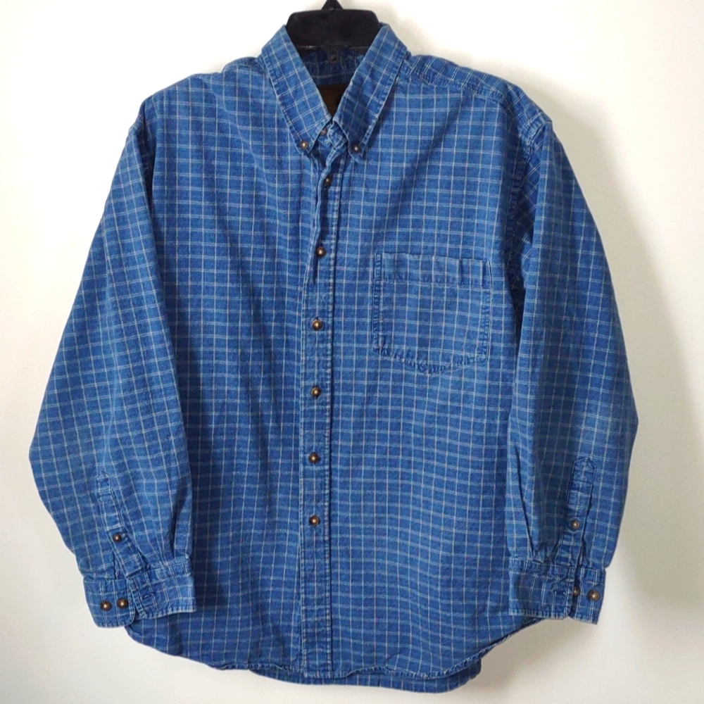 Men's Large St. Johns Bay Button Down Shirt
